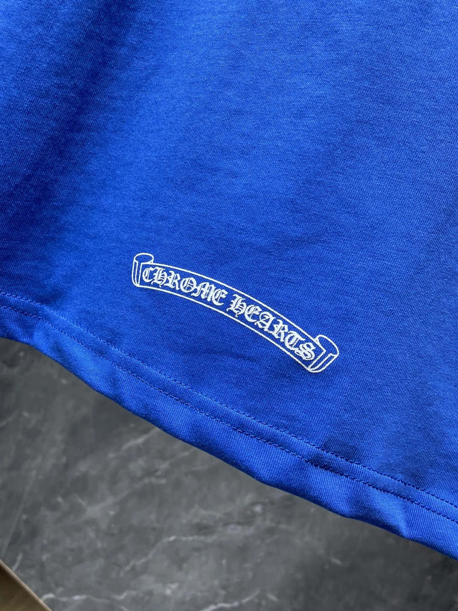 P160 Chrome Hearts 🍁Long T series🍁 High-weight, environmentally friendly and high-quality top-quality fabrics Chrome Sanskrit letters cross flower arm scroll long-sleeved T. Counter synchronization 1:1 replica version Recommended color: blue color matching Code number: S, M, L, XL